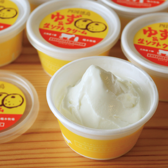 徳島ゆず＆生ソフトクリーム